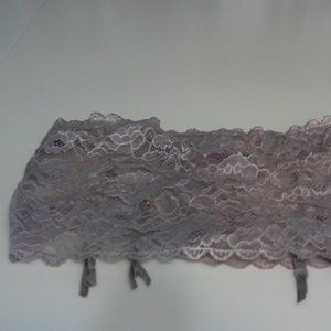 COPY - M Victoria's Secret Very Sexy Dusty Lilac Lace Thong Garter Skirt (never…